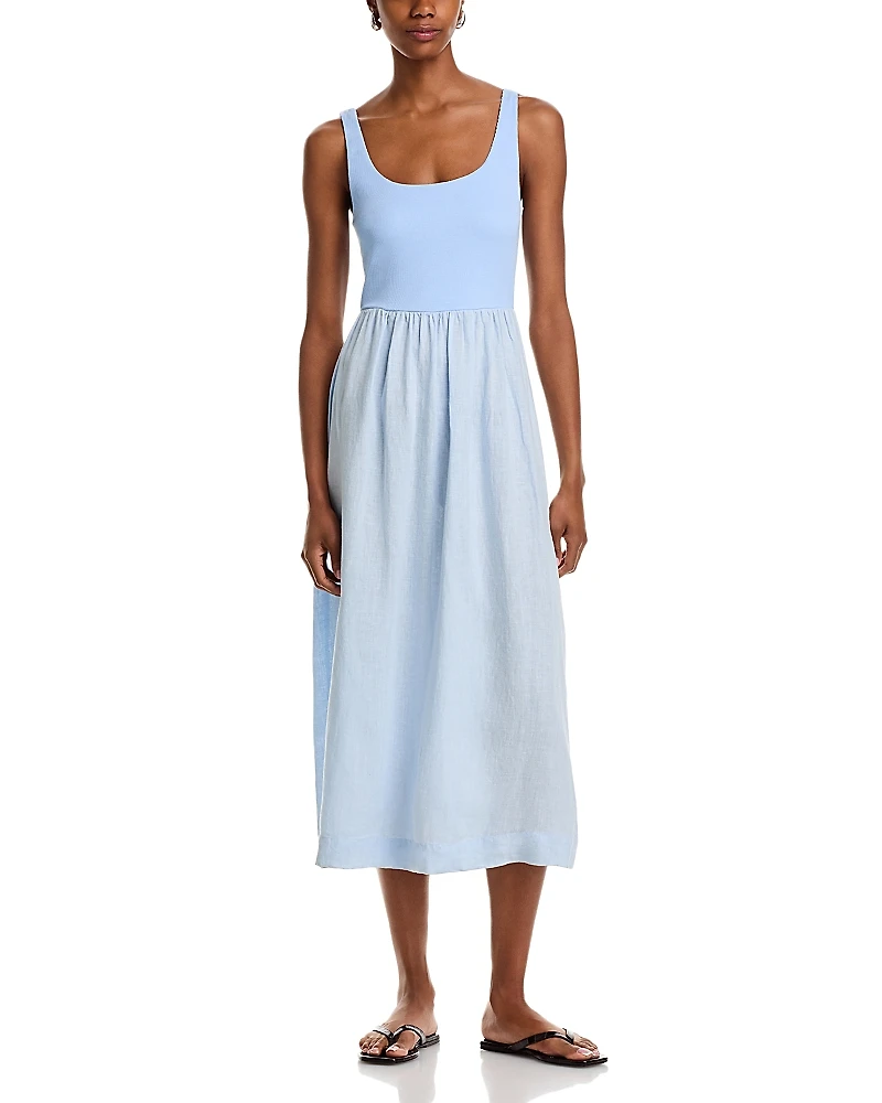 Bella Dahl Sleeveless Knit Combo Dress