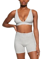 Skims Cotton Rib Boxer Shorts