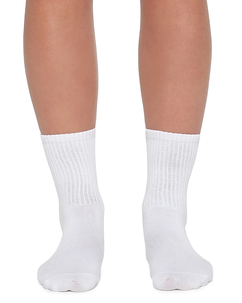 Skims Sport Crew Socks, Pack of 3