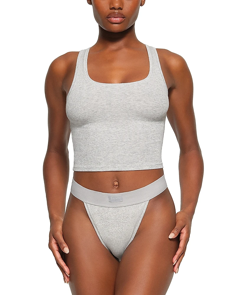 Skims Cotton Rib Tank Top