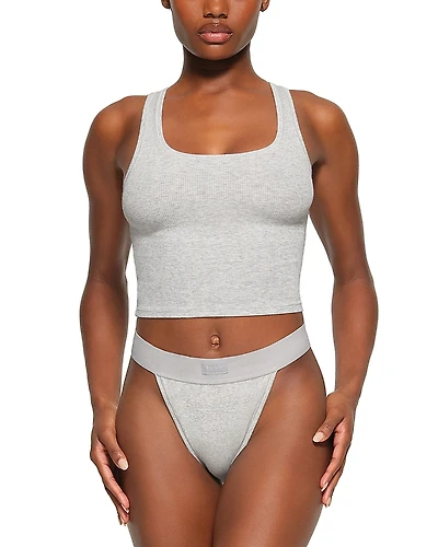 Skims Cotton Rib Tank Top