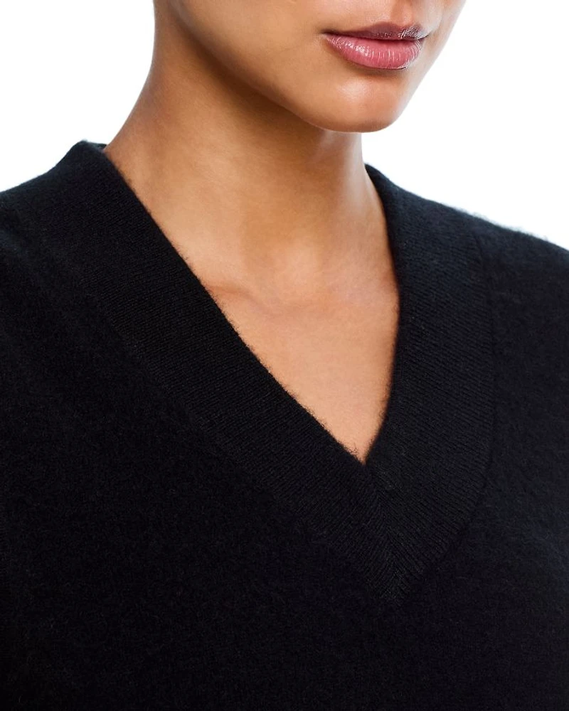 Super Brushed Cashmere V Neck Sweater Vest - Exclusive