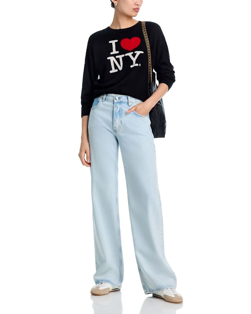 ILNY Cashmere Crewneck Sweater - Exclusive