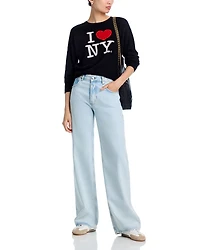 ILNY Cashmere Crewneck Sweater - Exclusive
