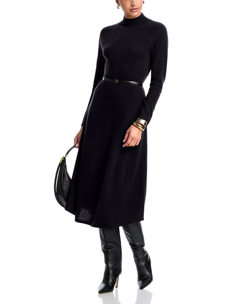 Mock Neck Dress