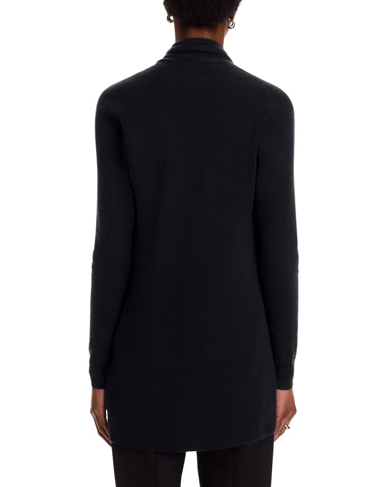 Cashmere Open-Front Cardigan