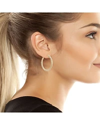 Rope Chain Hoop Earrings