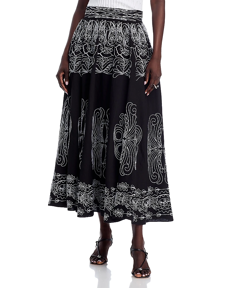 Elie Tahari The Oriana Maxi Skirt