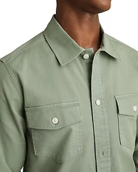 Twill Twin Pocket Oversized Shirt