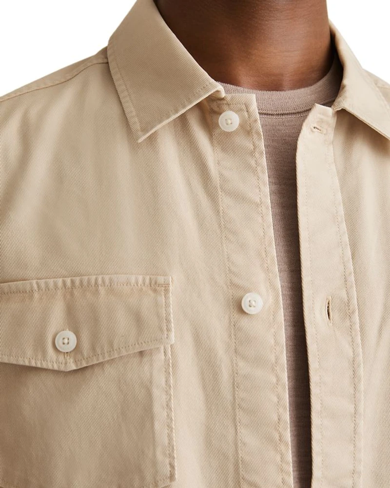 Twill Twin Pocket Oversized Shirt