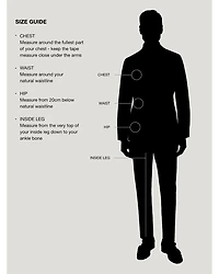Park Linen Peak Lapel Slim Fit Blazer