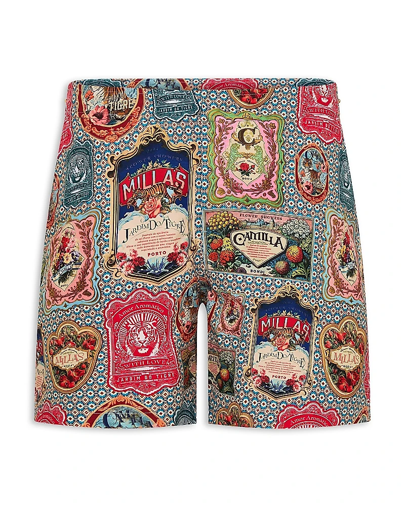 Camilla Mid Length Printed 12 Board Shorts