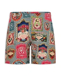 Camilla Mid Length Printed 12 Board Shorts