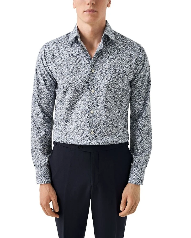 Slim Fit Floral Print Shirt