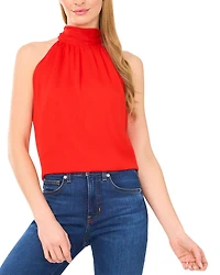 Sleeveless High Neck Top