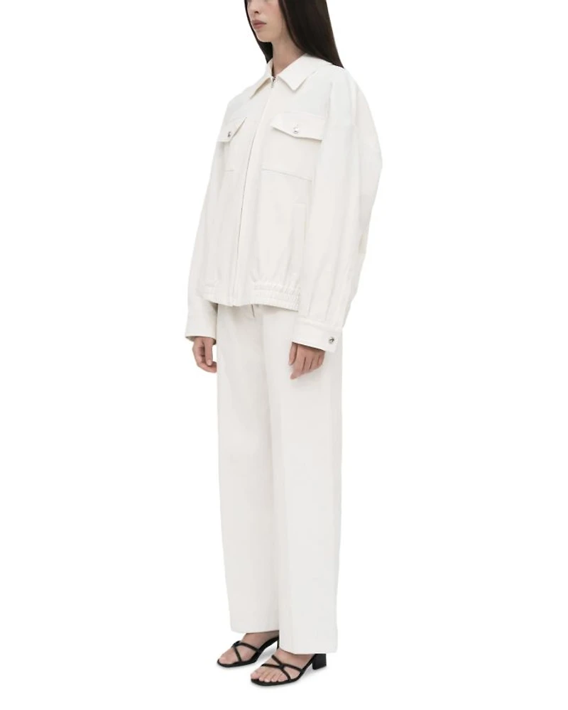 Zip Front Shirt Jacket