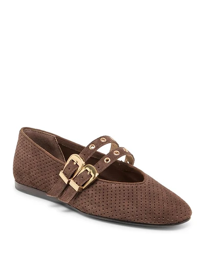 Women's Baylee Grommet Mary Jane Flats