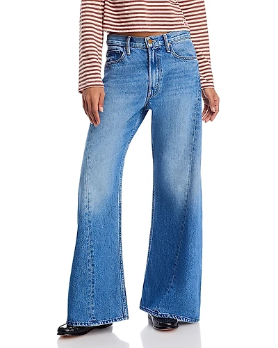 Mother The Lemon Twist Sneak Jeans