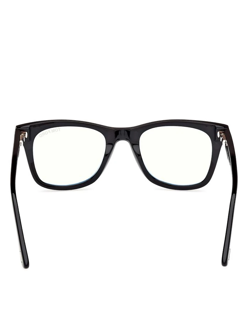 Tom Ford Blue Light Glasses - With Clip-On Sunglasses, 50mm