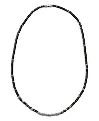 John Hardy Sterling Silver Heishi Gemstone Necklace, 22