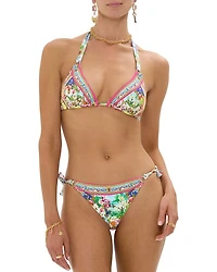 Triangle Bikini Top & Side Tie Bottom Set