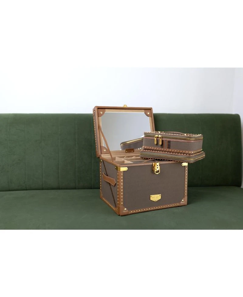Ida Travel Zip Jewelry Case