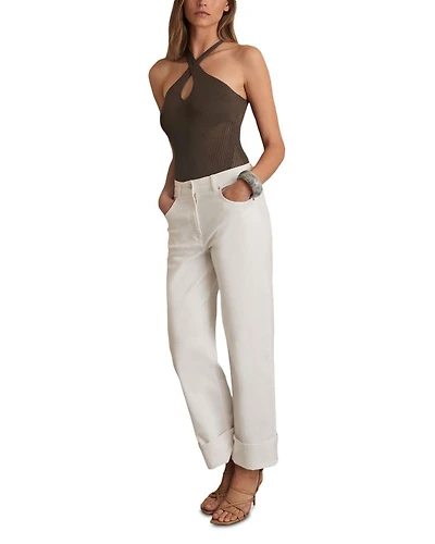 Asymmetric Neck Bodysuit