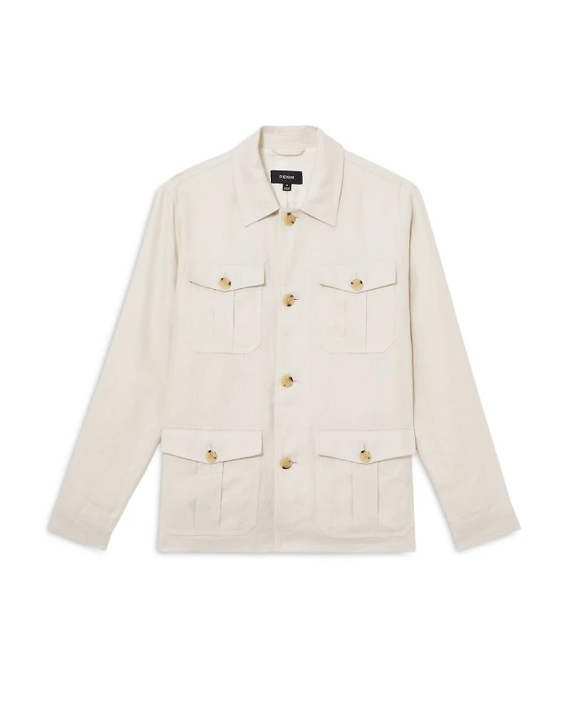 Linen Safari Jacket