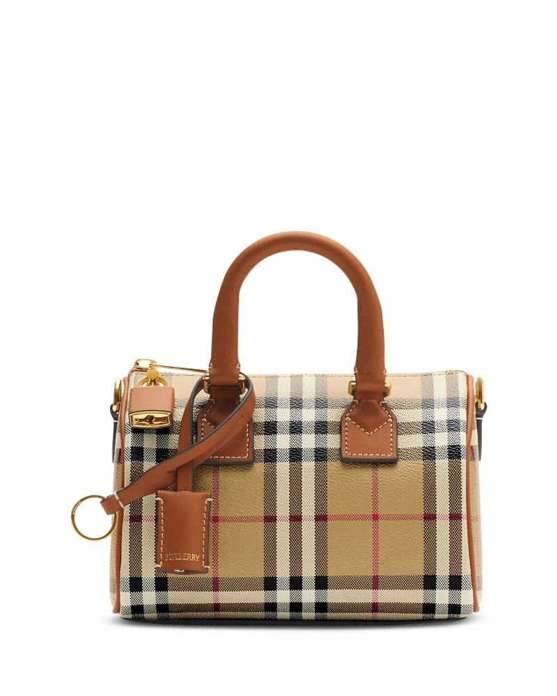Mini Check Bowling Bag