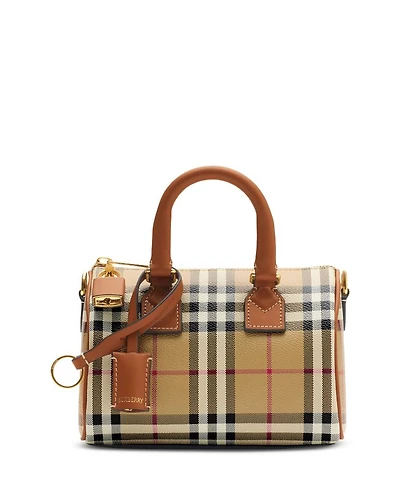 Mini Check Bowling Bag