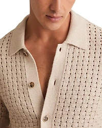 Crochet Short Sleeve Regular Fit Shirt