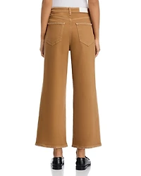 Getty High Rise Wide Leg Cropped Jeans Tradewind
