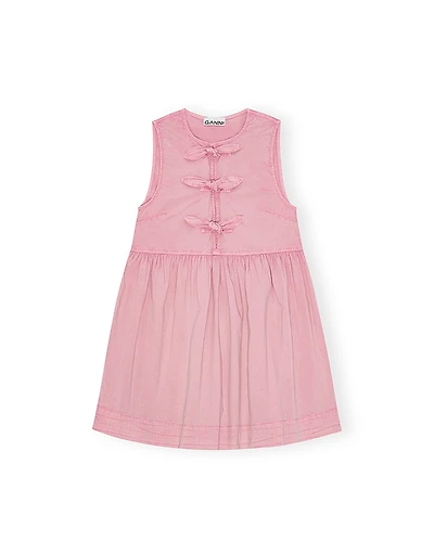 Ganni Bow Tie Mini Dress