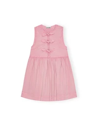 Ganni Bow Tie Mini Dress