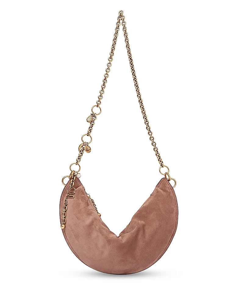 Chloe Icons Suede Halfmoon Bag