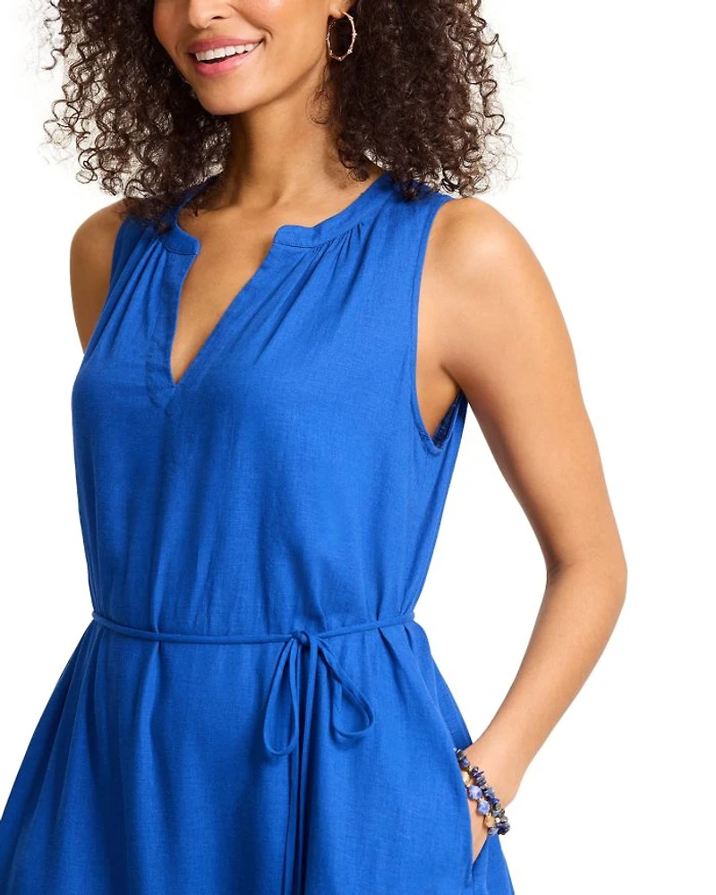 Coastal Tide Sleeveless Sundress