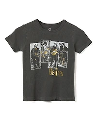 Junk Food Clothing Unisex The Beatles Rooftop Tee - Little Kid, Big Kid