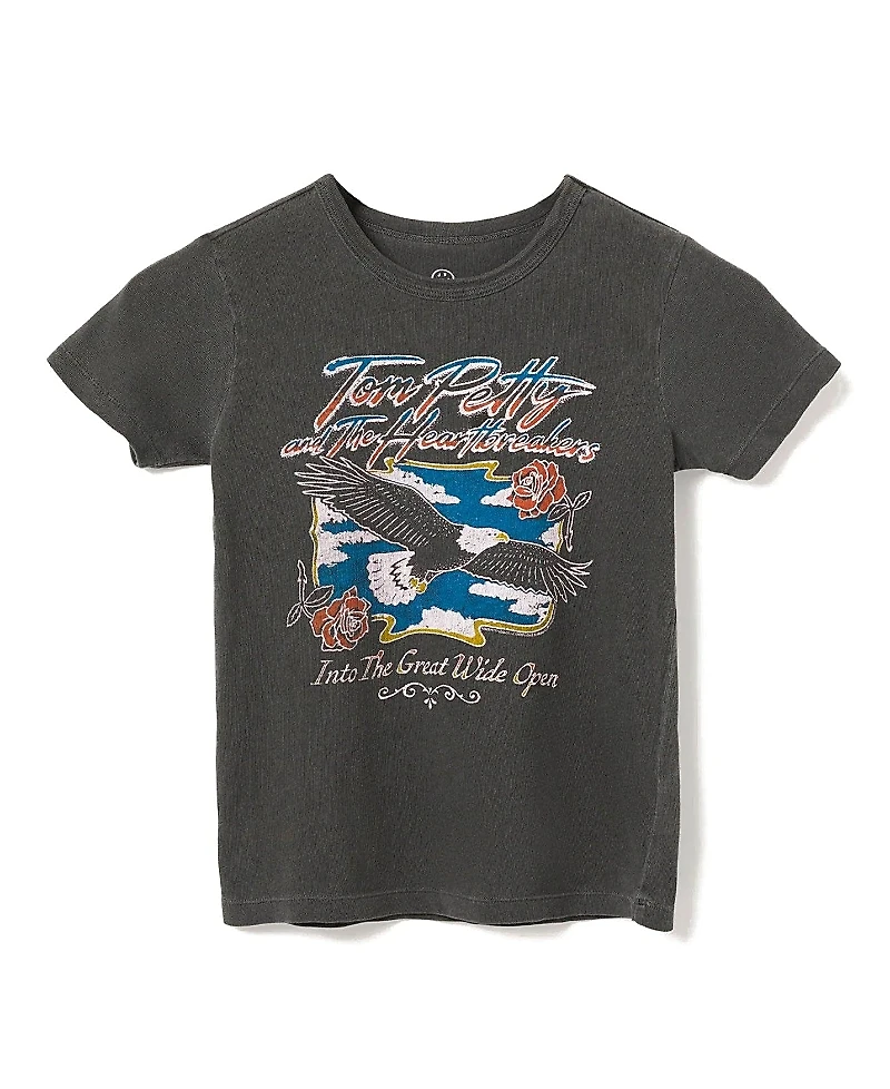 Junk Food Clothing Unisex Tom Petty Eagle Tee - Little Kid, Big Kid