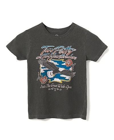 Junk Food Clothing Unisex Tom Petty Eagle Tee - Little Kid, Big Kid