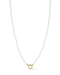 Moon & Meadow 14K Yellow Gold Cultured Freshwater Pearl Necklace, 17