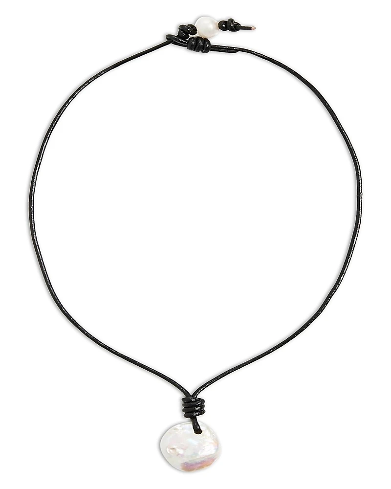 Shashi Clea Cord Necklace, 16-19