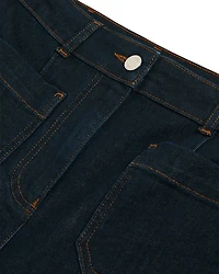 Sakura High Rise Flare Jeans Dark Blue