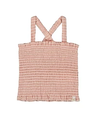 Deux par Deux Girls' Smocked Tank Top