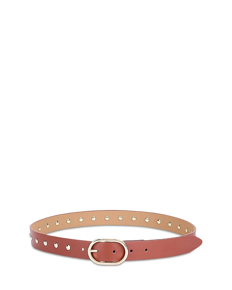 Ettika Women's Boyfriend Stud Leather Belt