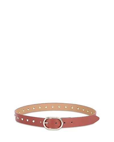 Ettika Women's Boyfriend Stud Leather Belt