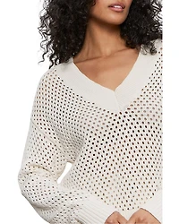 Airy Openwork Sweater