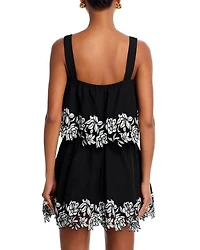 Cotton Linen Lace Trim Sleeveless Top - Exclusive