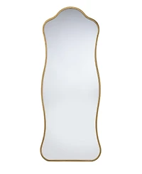 Jamie Young Aurora Wavy Iron Floor Mirror