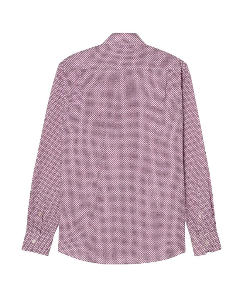 Reynolds Geo Check Print Shirt