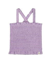 Deux par Deux Girls' Smocked Tank Top - Little Kid